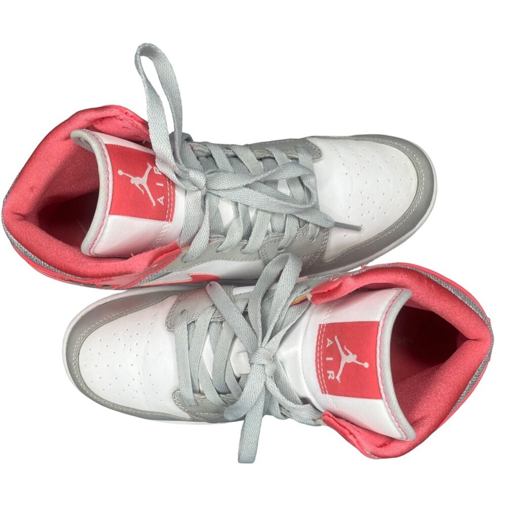 Rare 2013 Youth 7 Women 8 Nike Air Jordan Barbie‎ Pink White Sneakers Basketball - Picture 8 of 16